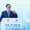 Le Premier ministre Pham Minh Chinh lors de la séance plénière du Forum de la logistique du Vietnam 2025. Photo: VNA