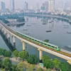 La partie aérienne de la ligne 3 du métro de Hanoï est aujourd’hui pleinement opérationnelle. Photo: vneconomy.vn