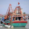 Des bateaux de pêche. Photo d'illustration: VNA