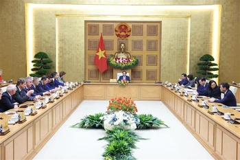 Le Premier ministre Pham Minh Chinh reçoit une délégation de grandes entreprises néerlandaises
