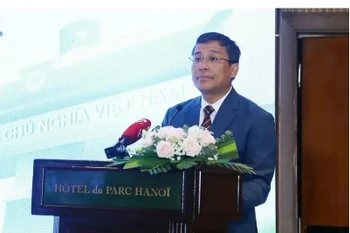 Le vice-ministre permanent des Affaires étrangères, Nguyen Minh Vu, également président du Comité national des frontières. Photo: journal Thế giới & Việt Nam (Monde et Vietnam)