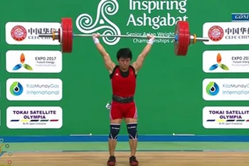 Le Vietnam gagne une médaille d’or aux Championnats d’Asie d'haltérophilie 2017
