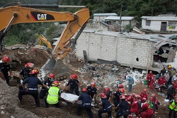 Glissement de terrain au Guatemala : message de sympathie du Vietnam
