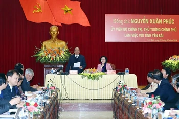 Le Premier ministre Nguyen Xuan Phuc en tournée à Yen Bai