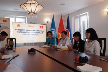 Les 77 ans de la diplomatie vietnamienne fêtés à Genève