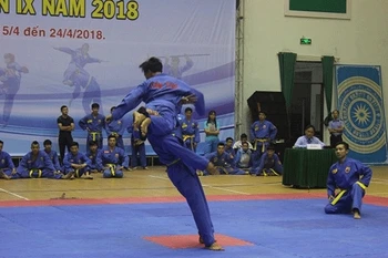 Ouverture le IXe championnat du Vietnam de Vovinam