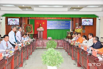 Soc Trang accueille une délégation cambodgienne