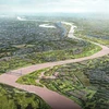 Le projet de la zone urbaine du fleuve rouge. Photo : VNA