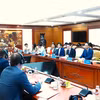 La réunion du Comité directeur du premier volet du Programme de renforcement de la gouvernance économique du Vietnam (EEGP).Photo : mof.gov.vn.