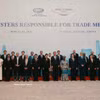 Délégués à la réunion des ministres du Commerce de l'APEC à Jiangsu, en Chine. Photo : VNA
