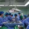La première greffe de rein à partir d’un donneur en état de mort cérébrale dans le delta du Mékong. Photo : VNA