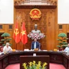 La réunion du Comité permanent du gouvernement et de la Permanence du Parti du gouvernement portant sur plusieurs questions importantes. Photo : baochinhphu.vn