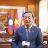 L'ambassadeur vietnamien au Laos, Nguyen Minh Tam. Photo : VNA