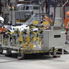 Dans l'usine de voitures électriques VinFast. Photo : VNA