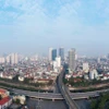 Une partie de Hanoï vue d'en haut. Photo : VNA/CVN 