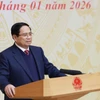 La Conférence nationale visant à promouvoir l’investissement public en 2025 et 2026 s’est tenue le 9 janvier à Hanoï, en présence du Premier ministre Pham Minh Chinh. Photo : VNA