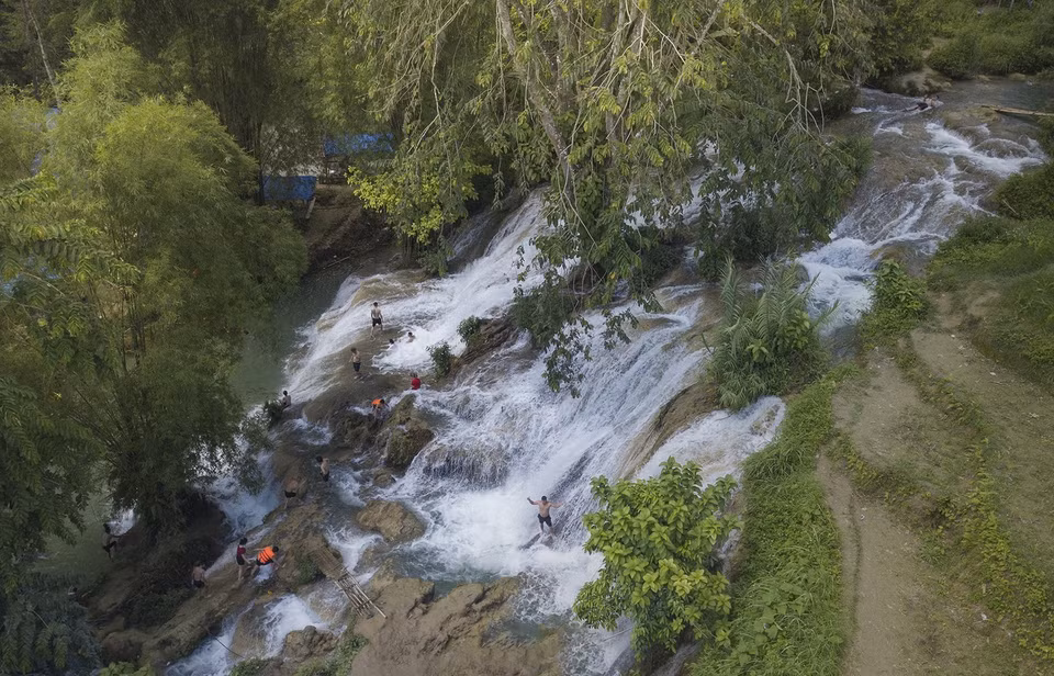 Cascade Trang, vue d'en haut. Photo: VNA