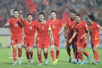 L’équipe nationale masculine du Vietnam. Photo: VNA