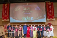 Le 7 février, à Tokyo, l’ambassade du Vietnam au Japon, en coordination avec les organisations vietnamiennes locales, a organisé la fête communautaire « Xuân quê hương 2026 » (Printemps au Pays natal). Photo: VNA