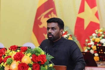 Le président du Sri Lanka, Anura Kumara Dissanayaka. Photo: VNA