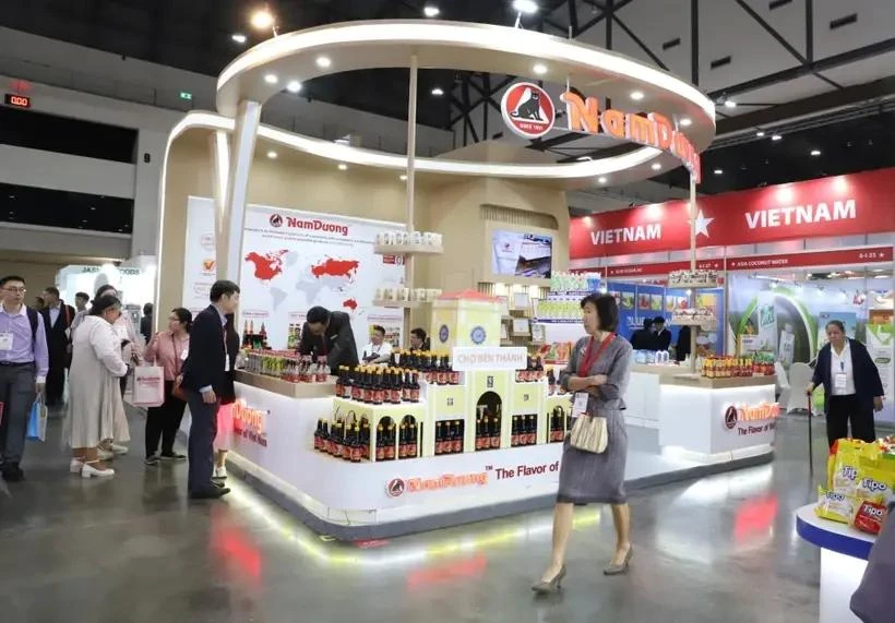 Un stand du Vietnam au salon Thaifex Anuga Asia 2024. Photo: VNA