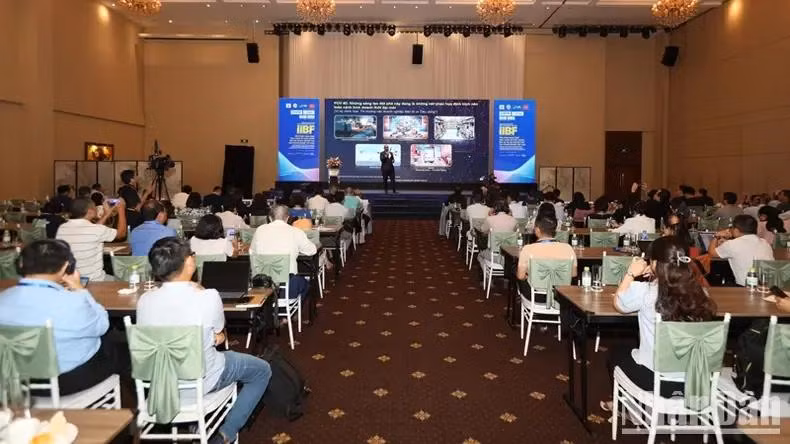 Lors du Forum international des entreprises innovantes à Ho Chi Minh-Ville. Photo: VNA