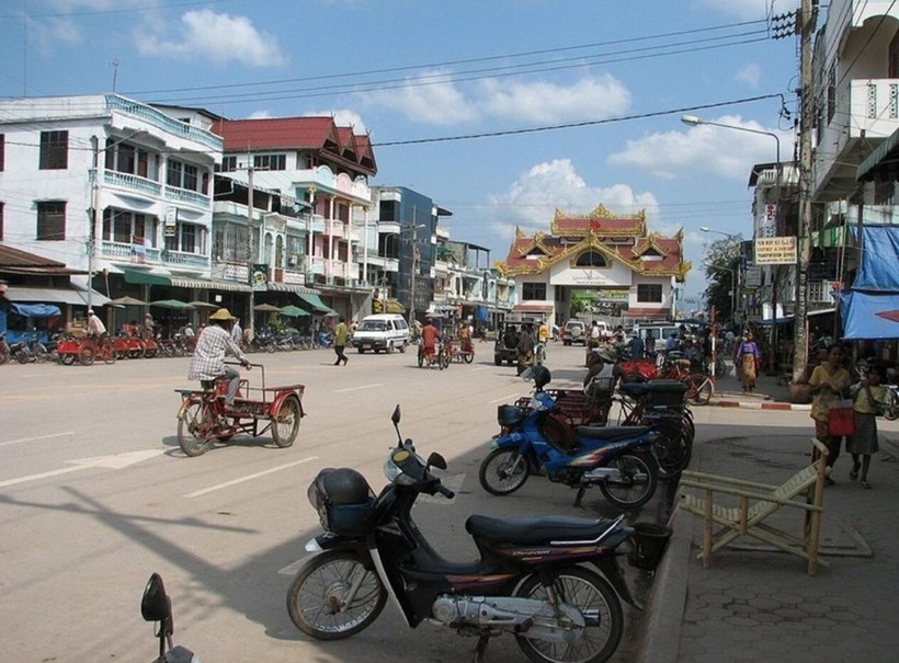 La ville de Myawaddy du Myanmar. Photo: VietnamPlus