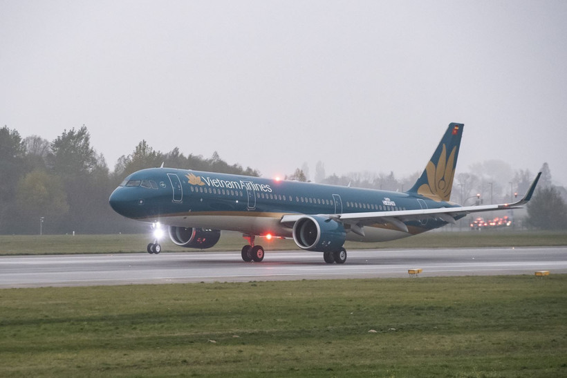 Un avion de Vietnam Airlines. Photo: baotintuc.vn