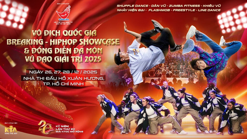 L'événement devrait devenir un jalon important, affirmant la présence du Vietnam sur la carte régionale du street dance. Photo: VIRESA