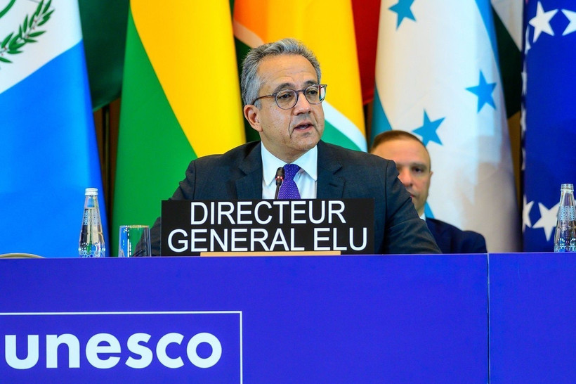 Le directeur général de l'UNESCO, Khaled El-Enany. Photo: VNA