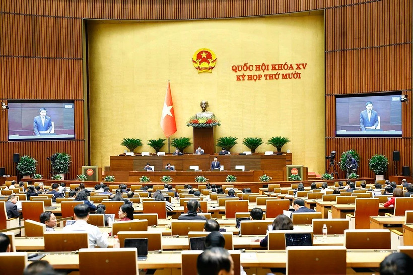 La 10e session de la 15e Assemblée nationale. Photo: VNA