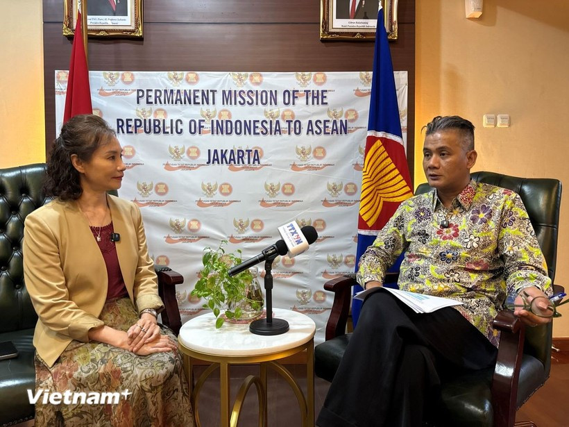 L'ambassadeur d'Indonésie auprès de l'ASEAN, Derry Aman. Photo: VNA