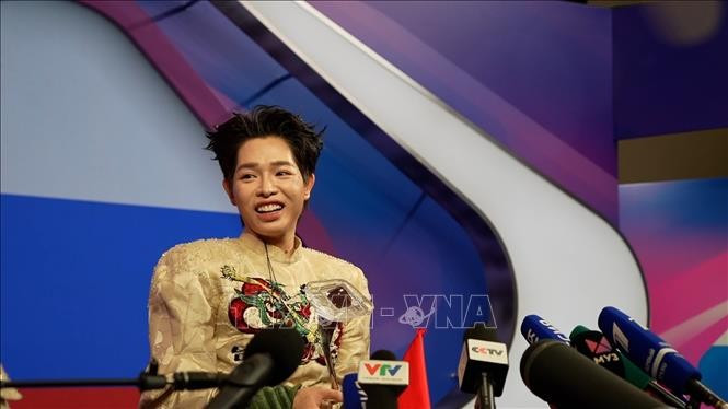 Le chanteur vietnamien Duc Phuc. Photo: VNA