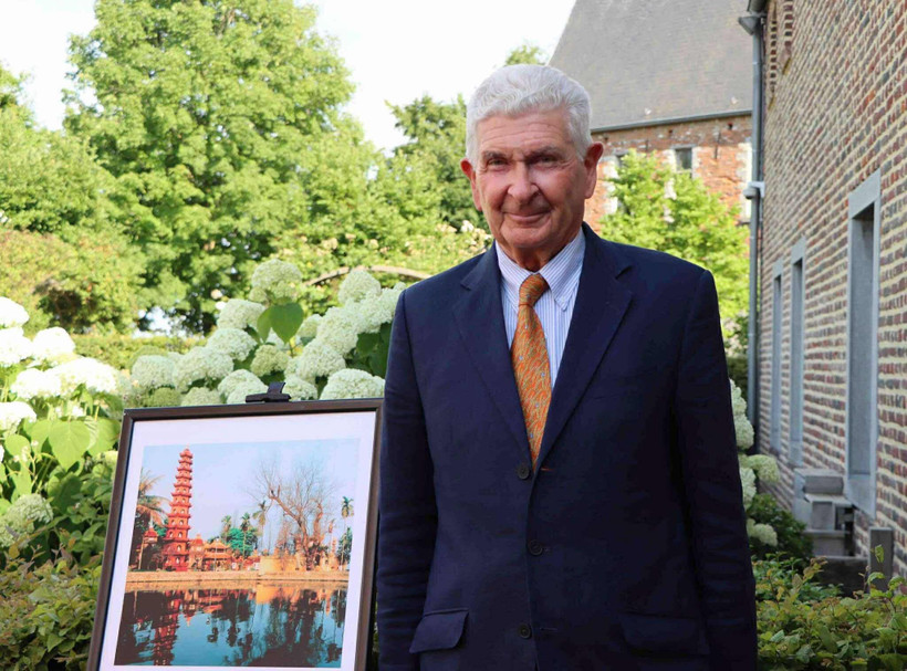 Joseph-Michel de Grand Ry, ancien consul honoraire du Vietnam en Belgique. Photo: VNA