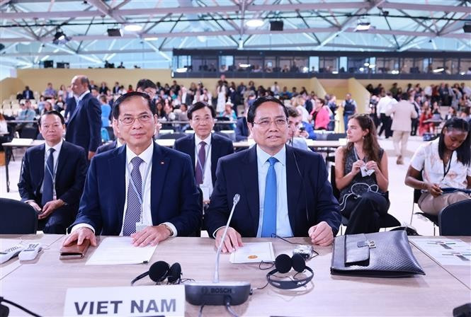 Le Premier ministre Pham Minh Chinh participe à l'ouverture de l'UNOC3. Photo: VNA