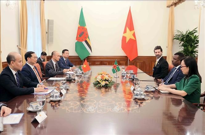 Panorama de l'entretien. Photo: VNA