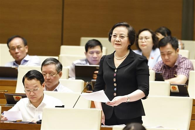 La ministre de l'Intérieur, Pham Thi Thanh Trà. Photo: VNA
