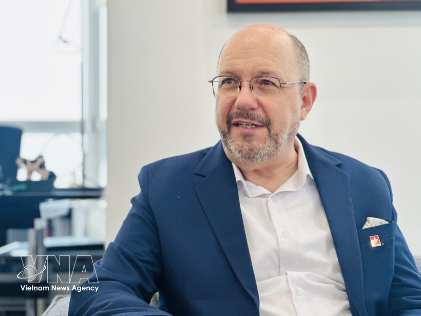L’ambassadeur de Suisse au Vietnam, Thomas Gass. Photo: VNA