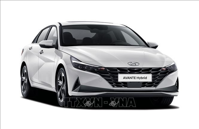 Hyundai a dévoilé la nouvelle Avante hybride à Séoul, le 13 août 2020. Photo : YONHAP/VNA