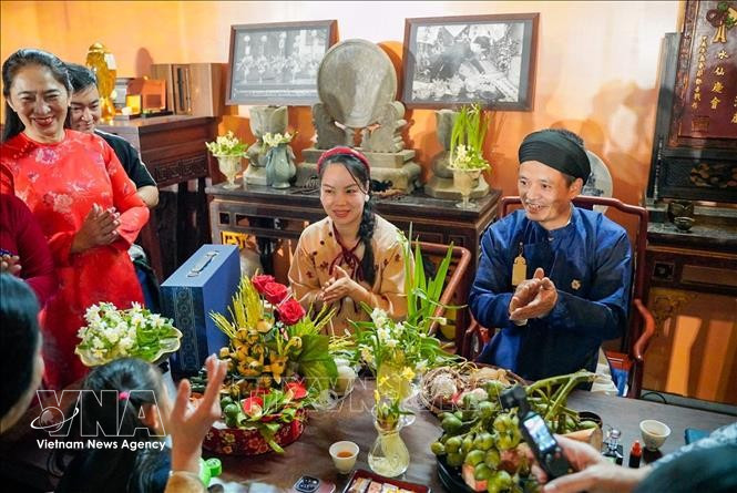 Un stand d’exposition lors de l’événement. Photo: VNA