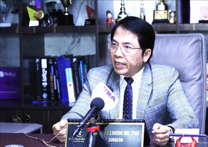 Le Dr Heng LiHong, membre du Comité permanent de l'Association des entrepreneurs vietnamiens d'outre-mer et vice-président et secrétaire général de l'Association des entreprises Vietnam-Cambodge (VCBA). Photo" VNA