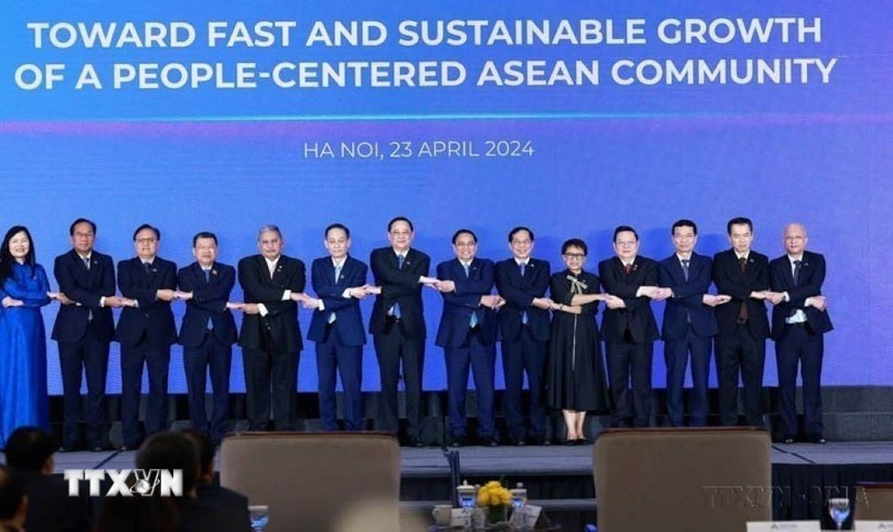 Le Premier ministre Pham Minh Chinh participe au Forum sur l'avenir de l'ASEAN 2024. Photo: VNA