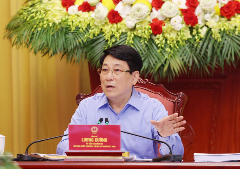 Le président vietnamien Luong Cuong. Photo: VNA