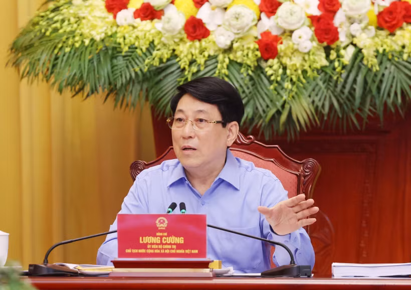 Le président vietnamien Luong Cuong. Photo: VNA