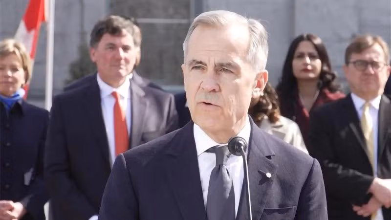 Le Premier ministre canadien Mark Carney s'adresse à la presse après sa cérémonie d'investiture à Ottawa, au Canada, le 14 mars 2025. Photo : Xinhua/VNA