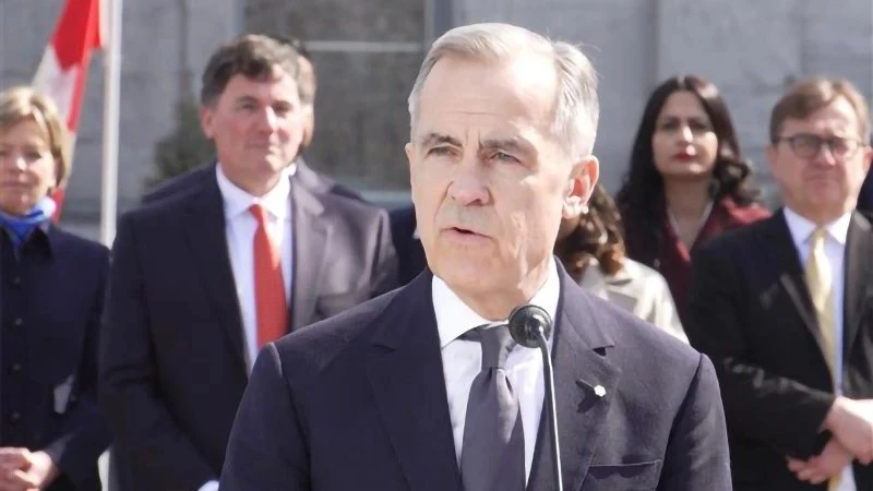 Le Premier ministre canadien Mark Carney s'adresse à la presse après sa cérémonie d'investiture à Ottawa, au Canada, le 14 mars 2025. Photo : Xinhua/VNA