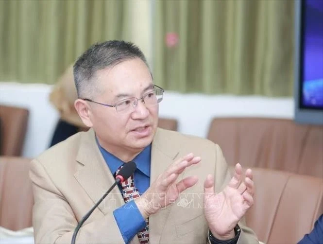 Le Professeur et Docteur Cheng Hanping, directeur du Centre de recherche sur le Vietnam à l'Université de technologie du Zhejiang. Photo: VNA