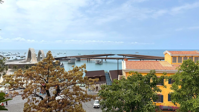 Un coin de Sunset Town, à Phu Quôc. Photo : VNA