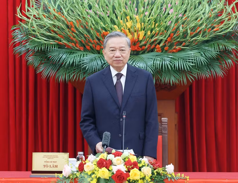 Le secrétaire général du Parti Tô Lâm. Photo: VNA