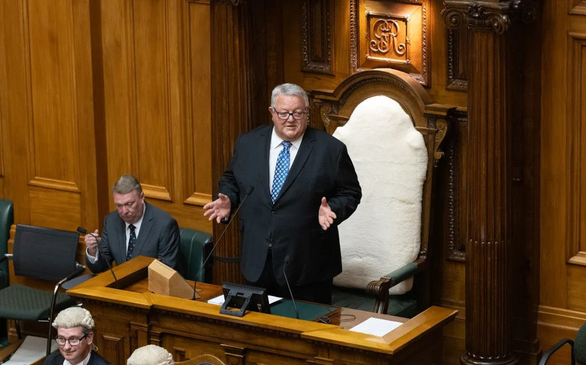 Le président de la Chambre des représentants de Nouvelle-Zélande, Gerry Brownlee. Photo: rnz.co.nz